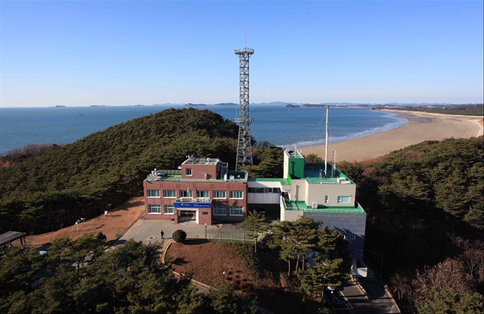 기후변화 물질을 측정∙분석하는 안면도 기후변화감시소.