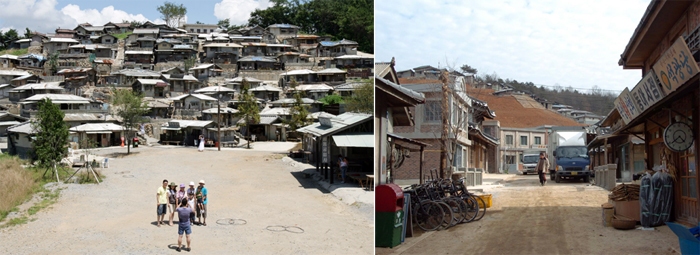 조례동에 위치한 순천드라마세트장에서는 1960-80년대 한국의 과거를 체험할 수 있다 (사진: 연합뉴스).