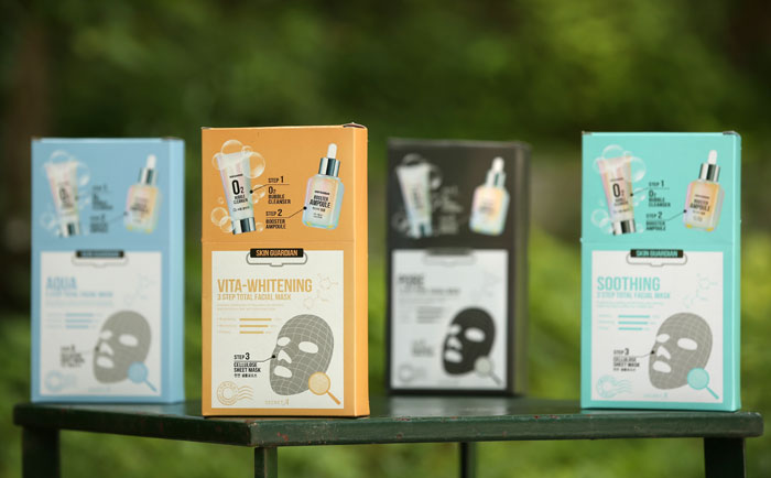 한국산 마스크팩은 자연성분과 의학적 효과를 갖춰 중국에서 인기를 끌었다.