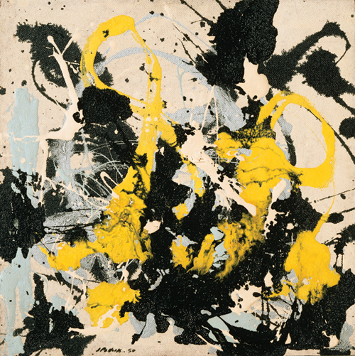 잭슨 폴록(Jackson Pollock)의 ‘넘버22(No. 22)’. 1950년 필라델피아 미술관 소장 (사진제공: 국립중앙박물관).