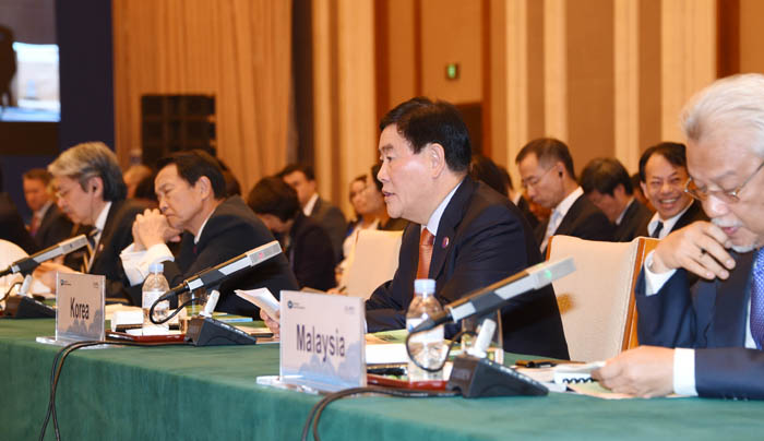  ‘제21차 아시아태평양경제협력체(APEC) 재무장관 회의’에 참석한 APEC 재무장관들.