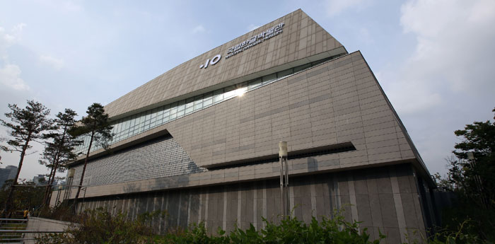 10월 9일 개관하는 국립한글박물관 전경.