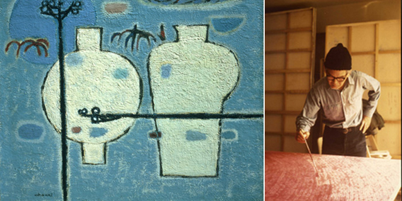 김환기, 항아리, 1955-56, 캔버스에 유채, 65 x 80cm ⓒ환기재단• 환기미술관/ 김환기 (1913-1974) (사진제공=환기재단• 환기미술관)