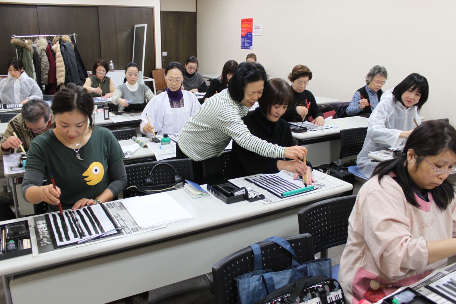 세종학당 수강생을 주 대상으로 한 ‘한글 서예 강좌’가 신설돼, 호응을 받았다.