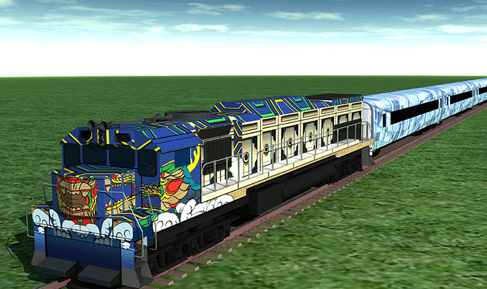 코레일이 지난 6일 공개한 ‘S-트레인(남도해양관광열차)’ 디자인 모습. (사진제공 = 코레일)