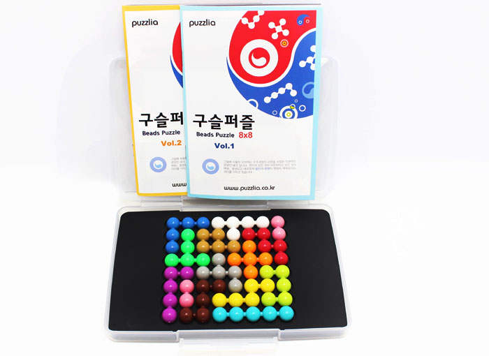 공공저작물 디자인을 포장지에 활용해서 만든 (주)퍼즐리아의 구슬퍼즐 제품