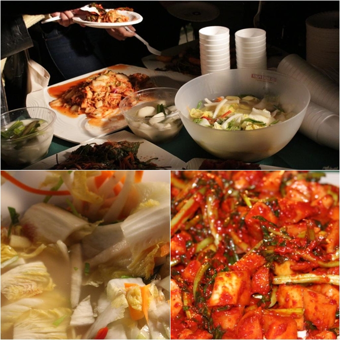 토마스 린치가 직접 만들어 선보인 김치 요리들