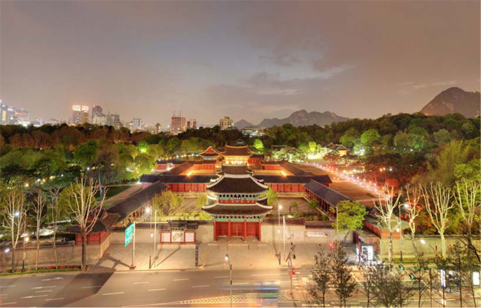  경복궁(사진 위), 창경궁(아래)이 10월 말과 11월초에 야간 개방된다.