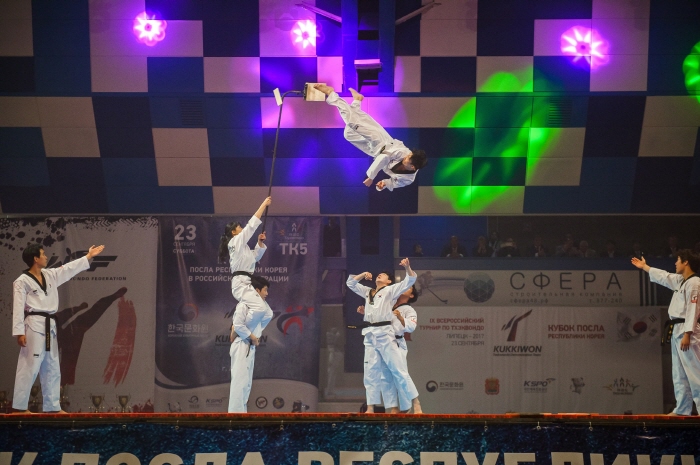 국기원 태권도 시범 모습