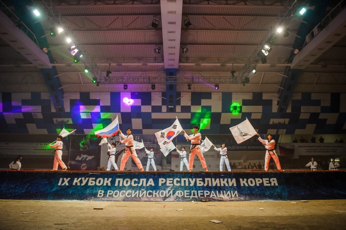 국기원 태권도 시범 모습