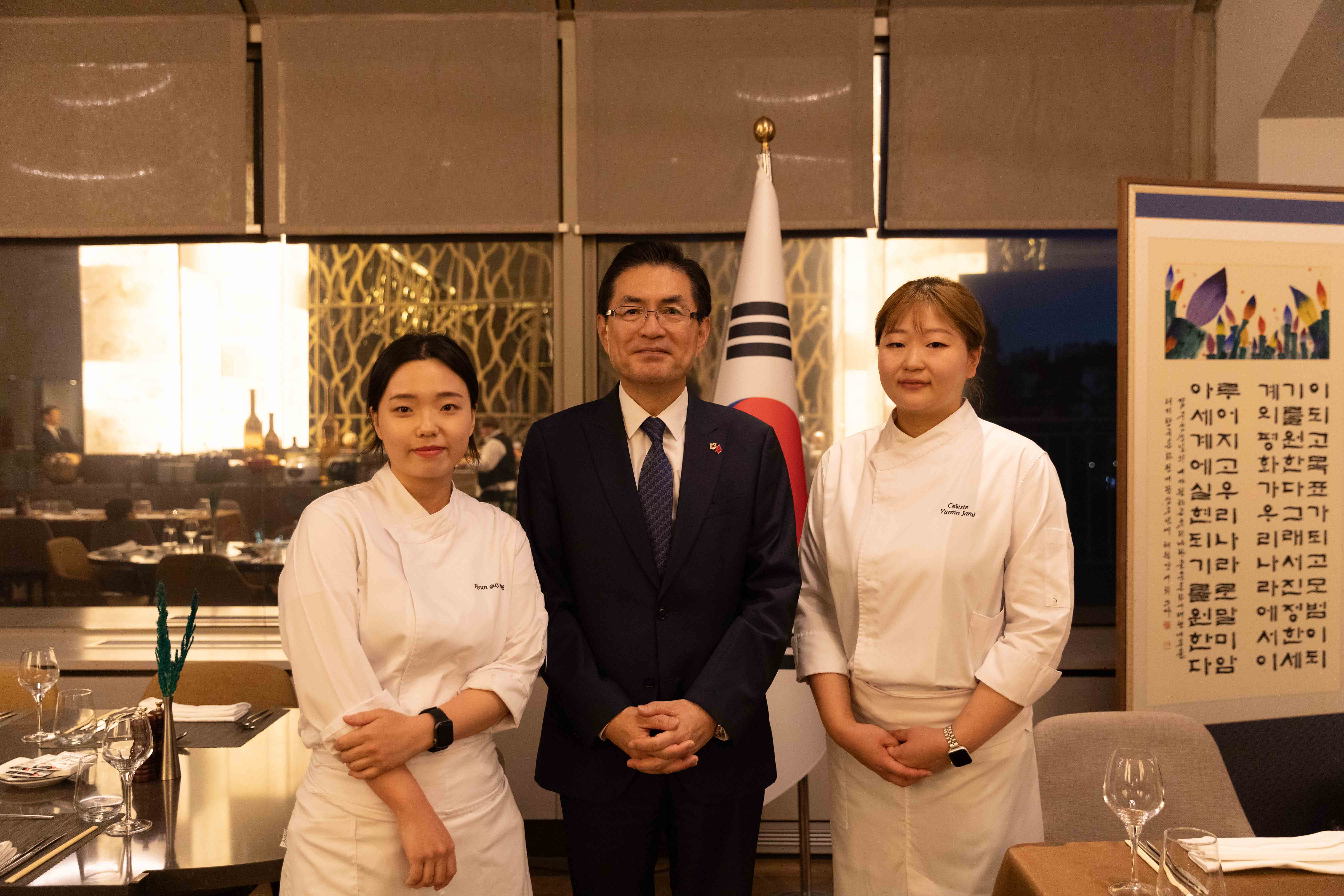 ▲ 정연두 주튀르키예 한국대사와 초빙셰프