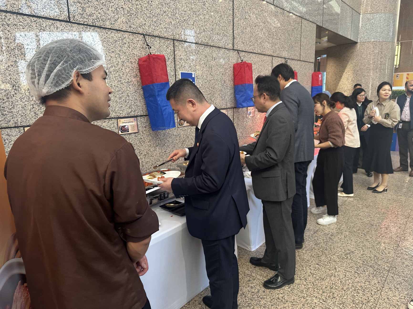 한식 체험 전경