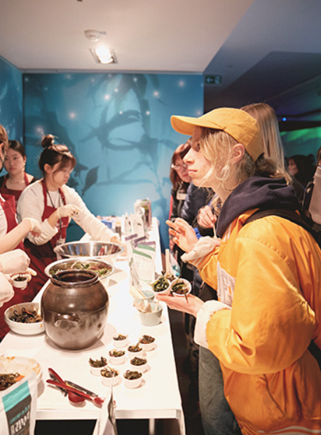 해초 샐러드 국수 체험