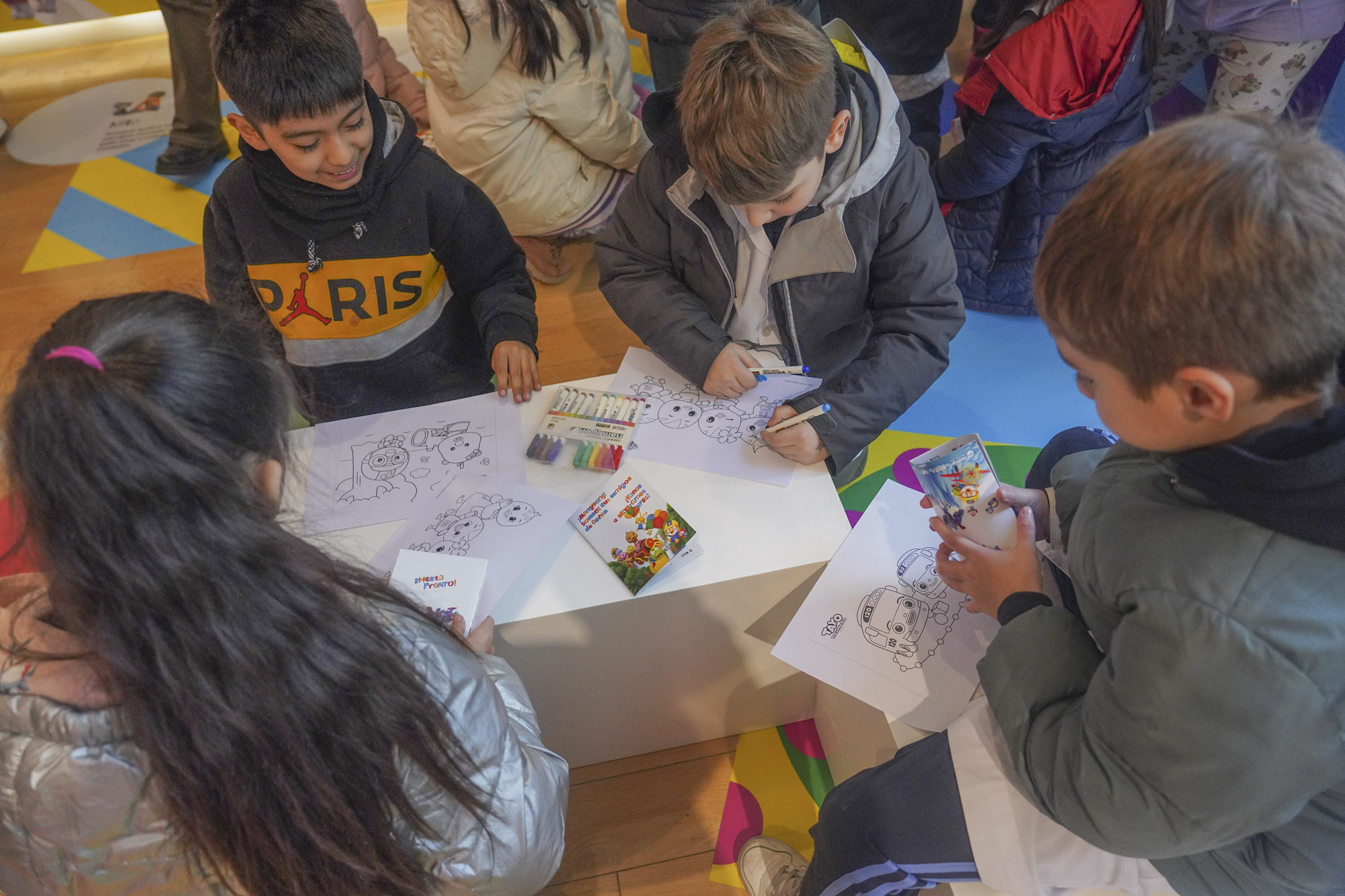 주아르헨티나 한국문화원 전시&nbsp;'안녕!&nbsp;우리는 한국에서 온 네 친구들이야'