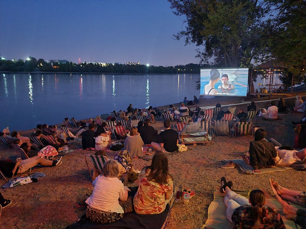 여름 특별 야외상영회 모습