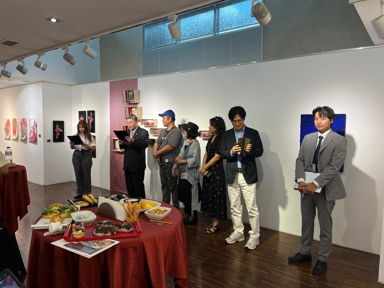 ▲ 아리랑 실크로드 : 존재의 초월 전시 개막식