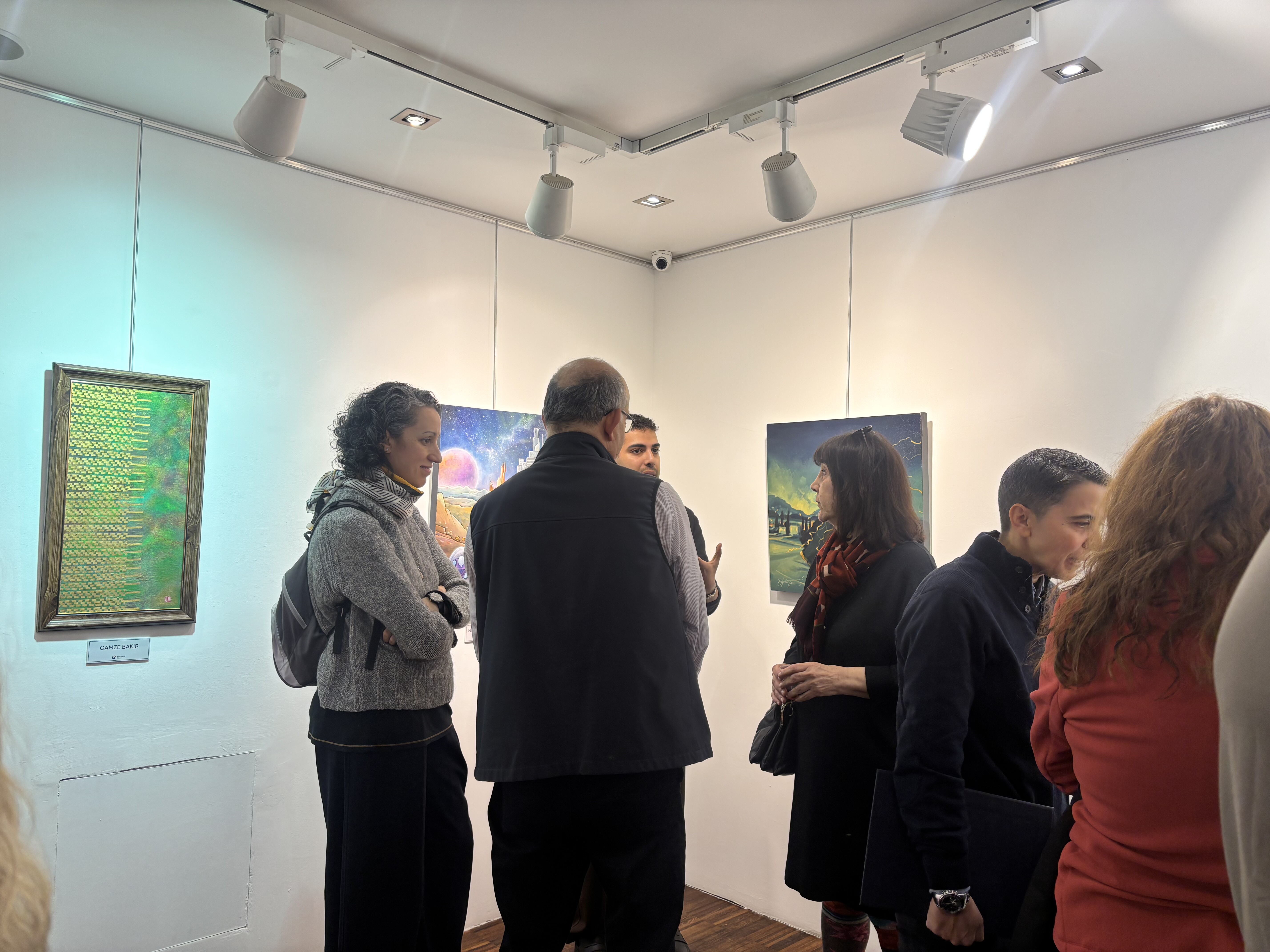 ▲ ‘희망 모색전’ 전시 개막식