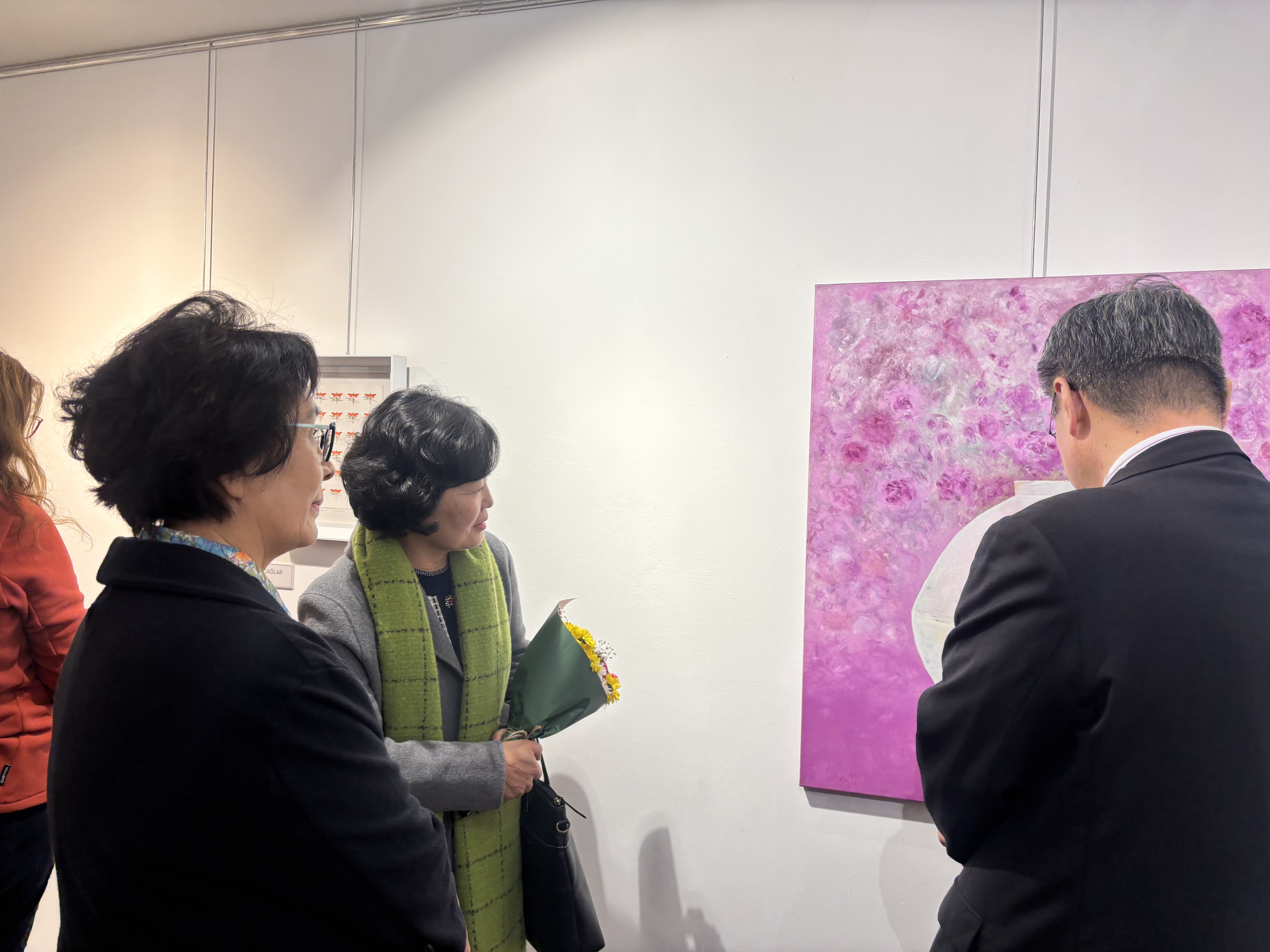 ▲ ‘희망 모색전’ 전시 작품 설명