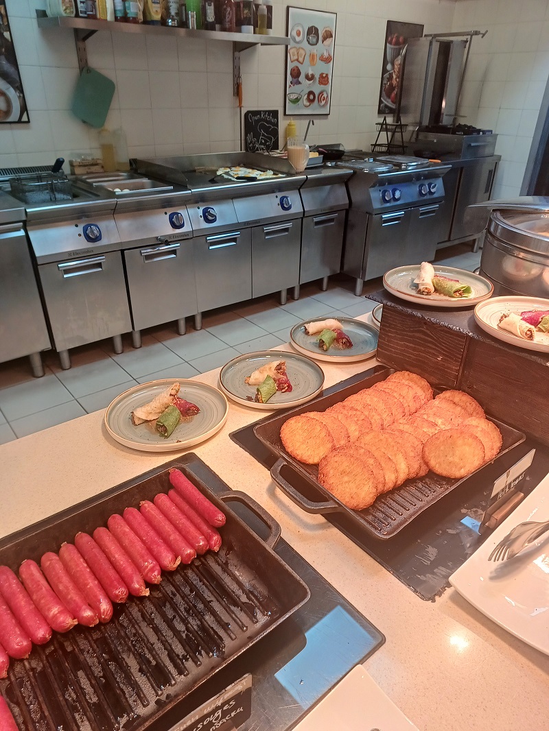 호텔조식에나온밀쌈