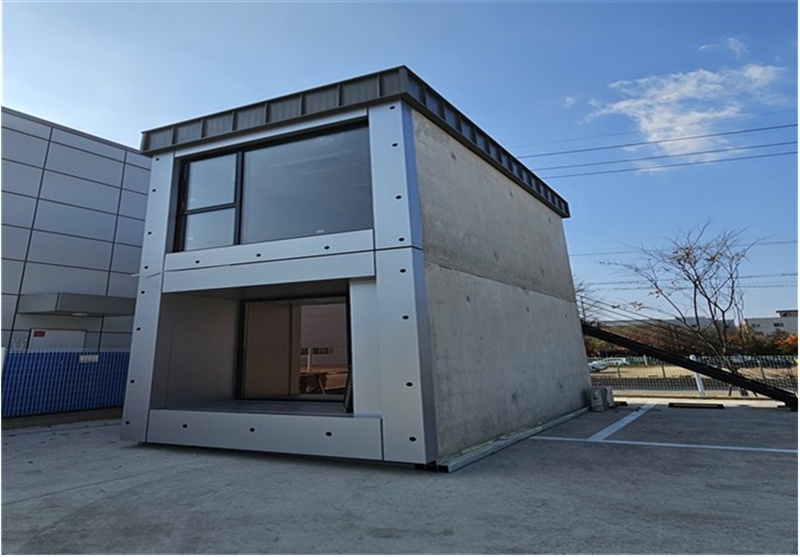 패시브 모듈형 기술이 적용된 주택. 한국건설기술연구원