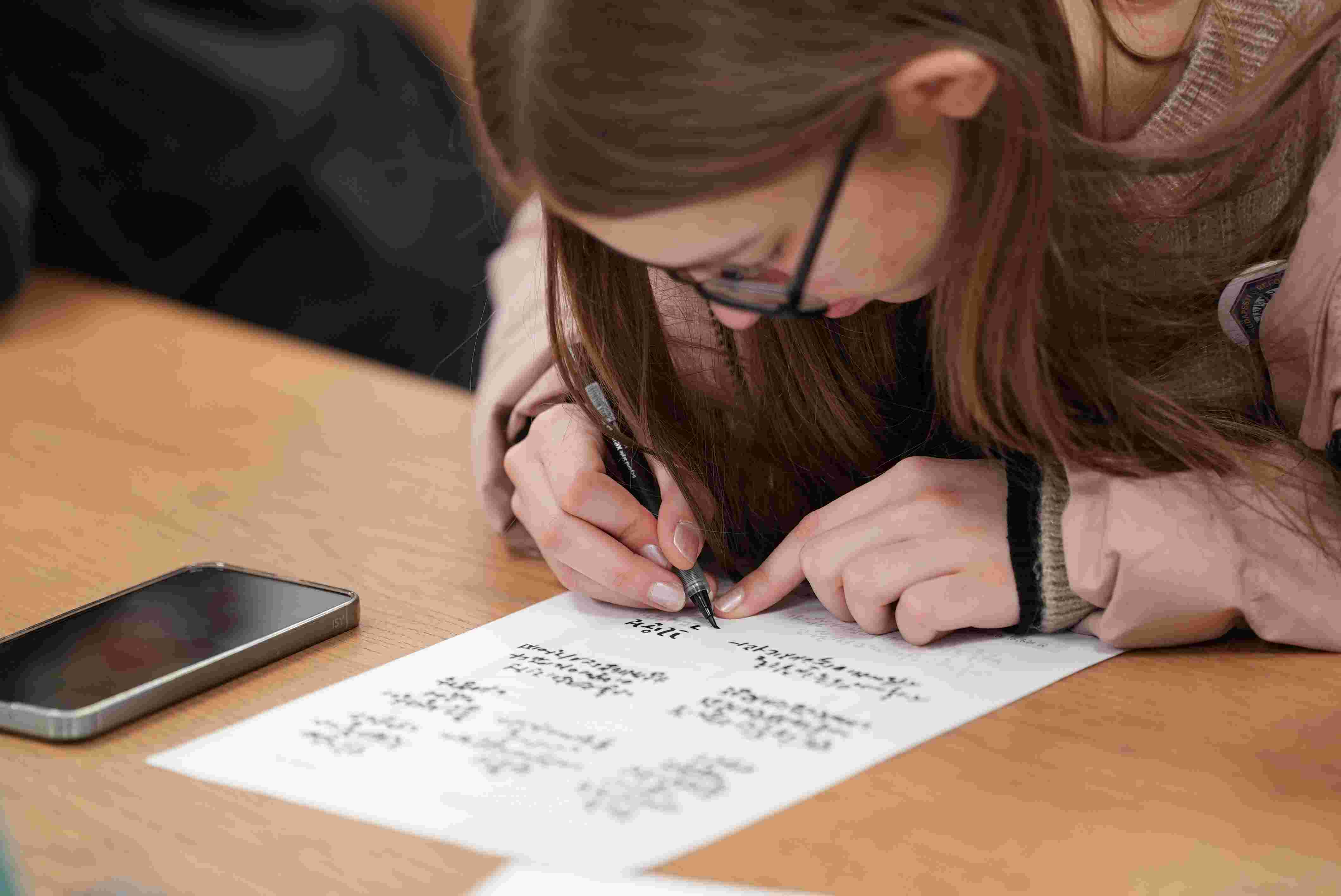 한글 컬리그라피 배우기