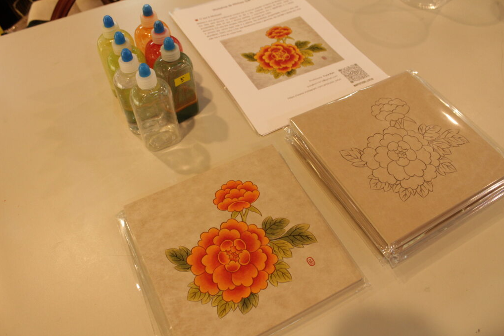 [워크숍] 주브라질한국문화원, USP Korea Corner에서 민화 제작 공예 워크숍 개최