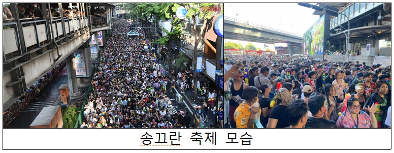 송끄란축제모습