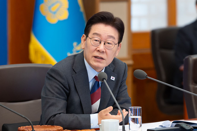 ▲ 이재명 대통령이 5일 서울 청와대에서 제8회 국무회의를 주재하고 있다. 대한민국 청와대