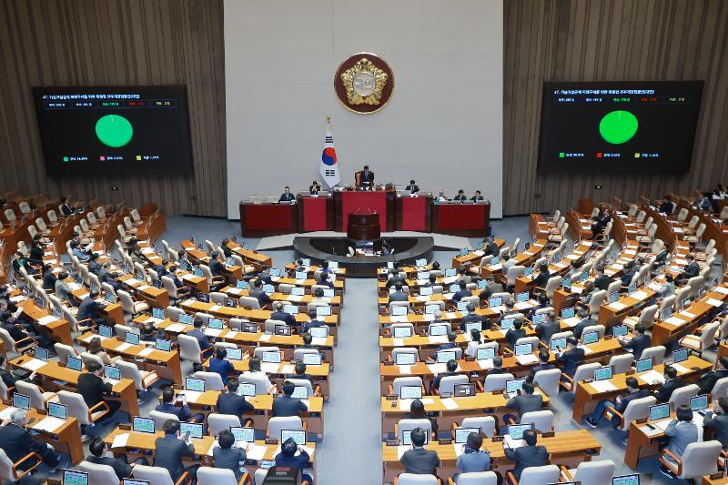 ▲ 12일 국회에서 열린 3월 임시국회 본회의 모습. 연합뉴스