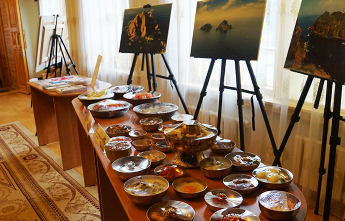 아스타나 시립박물관에서의 한국홍보전시회