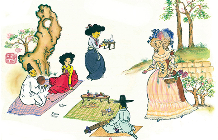 그림으로 표현한 ’핑퐁‘ 게임 같은 우리네 인생 