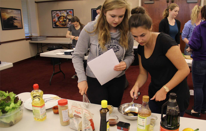 캐나다 고등학생들 불고기 요리하다