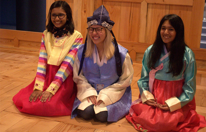 한국에 관심 있는 호주 대학생들 위한 문화 워크숍