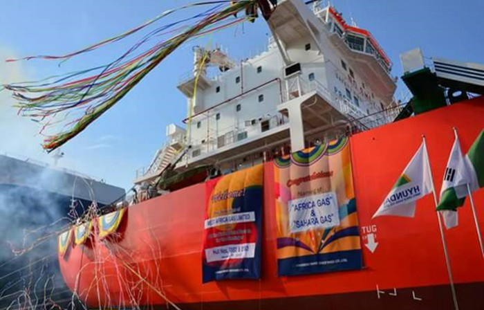 	한국건조 LPG운반선, 나이지리아 에너지 수출에 기여