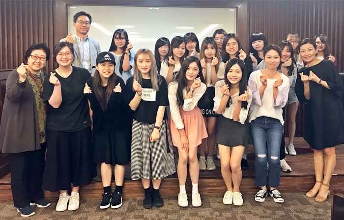 프로그램에 참가한 학생들.