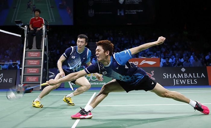 한국 배드민턴 남자복식, ‘절정의 기량을 보이다’