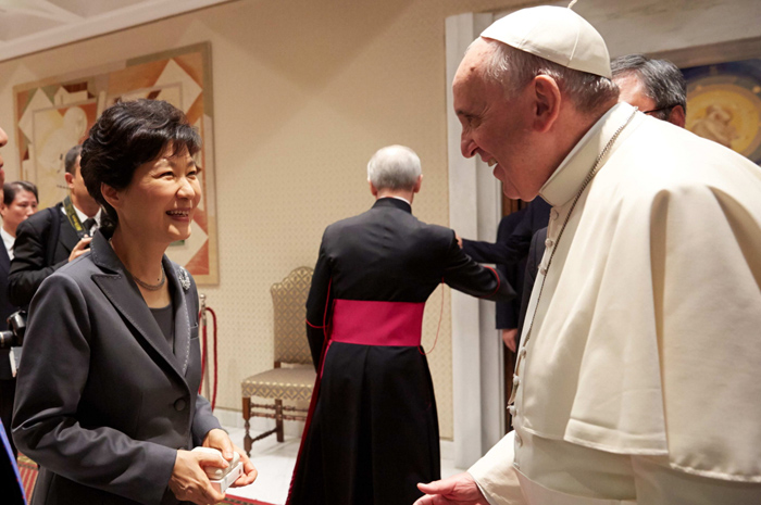 박 대통령, 프란치스코 교황 예방