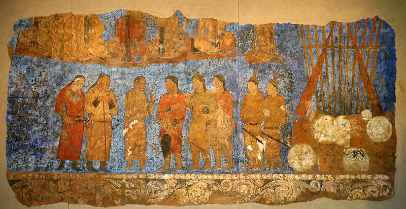 1300년 전 고구려 사신 벽화