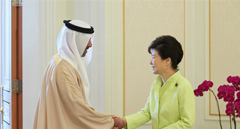 대통령, 하메드UAE 왕세제실장 접견
