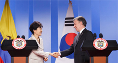 한-콜롬비아 정상, 고부가가치 분야 파트너십 강화키로