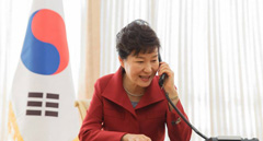 박근혜 대통령, 남극 세종과학기지 대원 격려