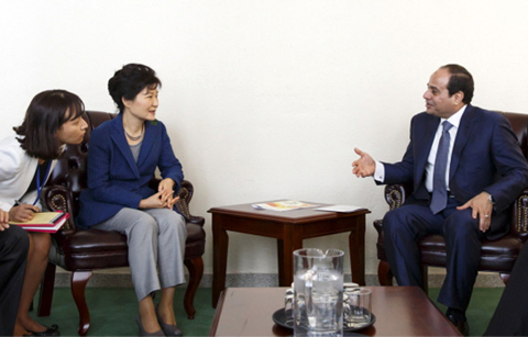 한-이집트 정상, 수교 20주년 축하서한 교환