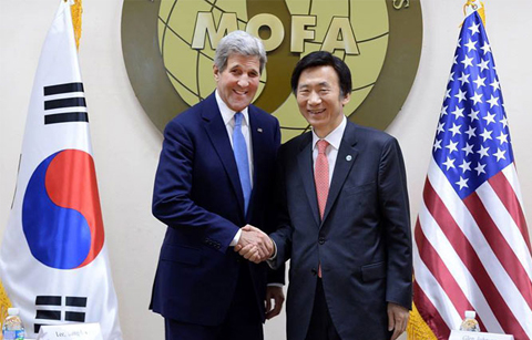 한•미 외교장관, "대북공조와 억지력 더욱 강화"