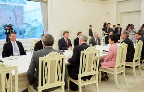 박대통령, 미하원대표단 접견