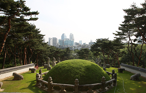 선•정릉, 도심 중심에서 역사를 뒤돌아보며 쉰다