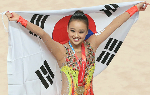 손연재, 빛고을에서 금메달 빛내다