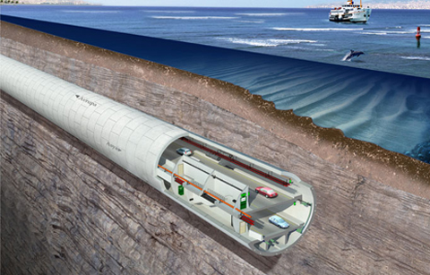 SK 건설, 유라시아 해저터널 관통