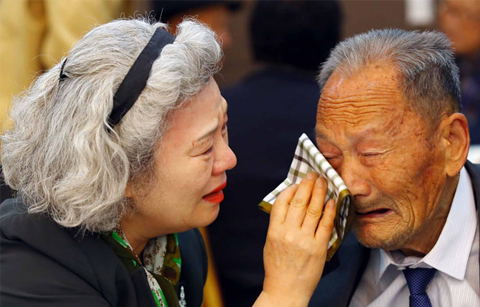 내세라도 기약하세, 이산가족 작별 현장