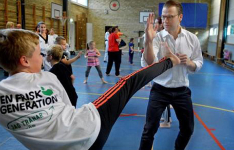 태권도에 감동 먹은 스웨덴왕의 부마