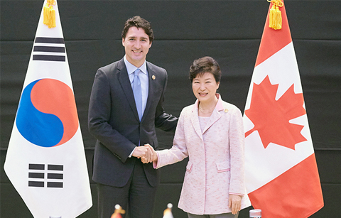 박 대통령, 캐나다․필리핀과 잇단 정상회담